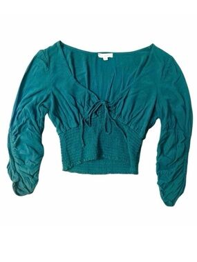 PacSun LA Hearts LS Crop Top